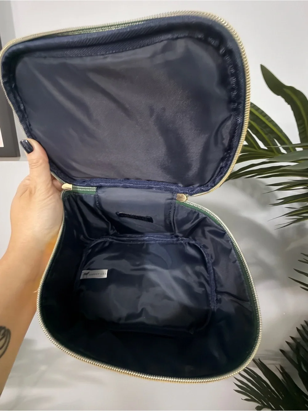 Dabney Lee Lemon Print Cosmetic Travel Case Bag